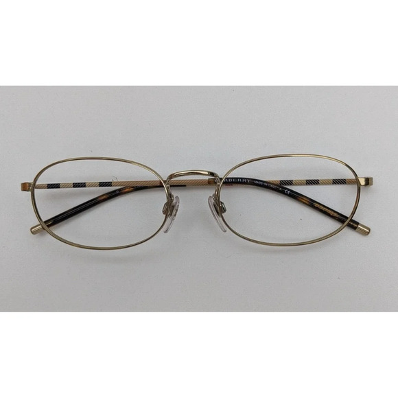 🕶️Made in Italy! Burberry B1273 1145 Eyeglasses 52/19 135 /KAL204🕶️​ - Picture 1 of 9